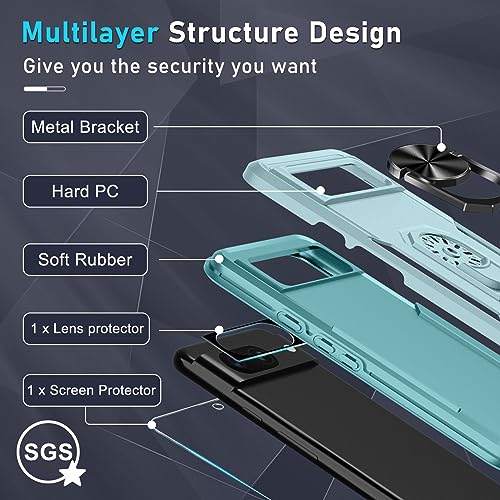 Janmitta Mint Green Case for Google Pixel 8