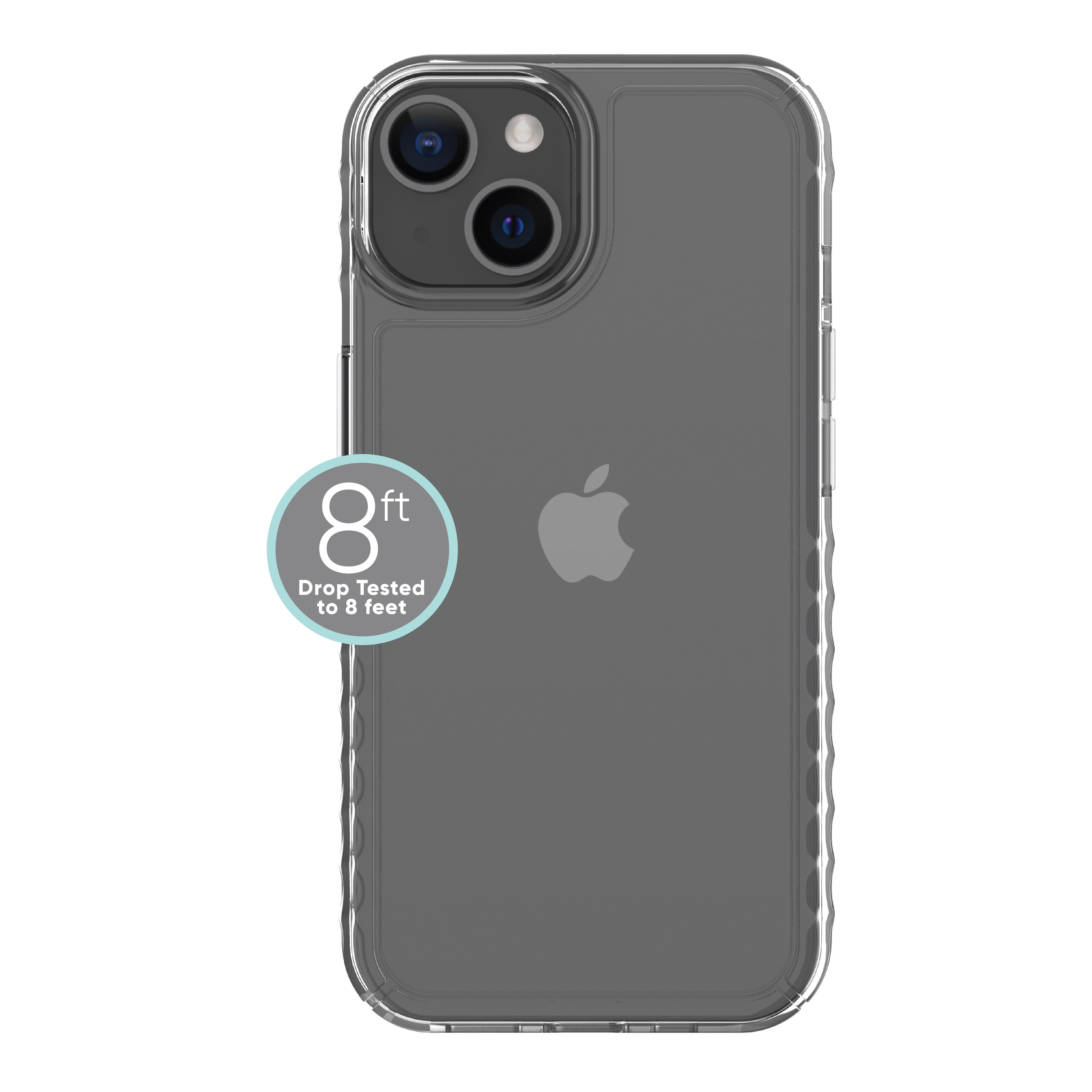onn. Clear Gel Case for iPhone 14/13
