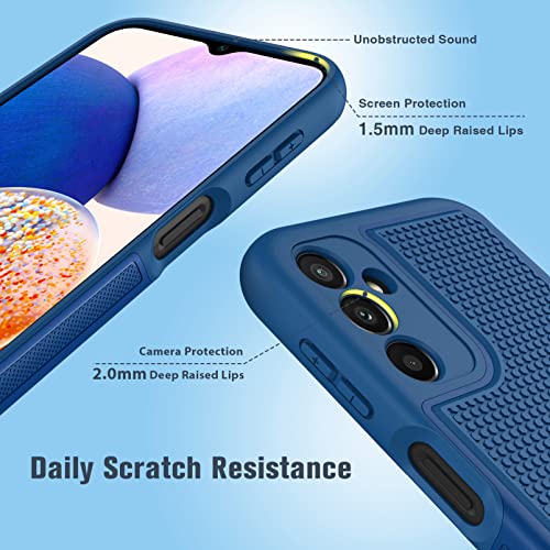 Samsung Galaxy A14 5G Rugged Case - Navy Blue