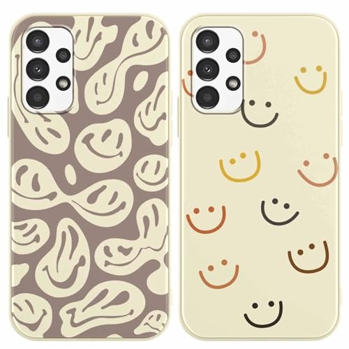 RUMDEY Smiley Face Case for Samsung Galaxy A13