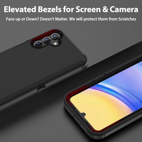 Jiunai Durable Case for Samsung Galaxy A15 5G