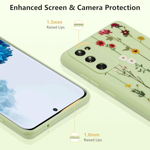 ZTOFERA Floral Silicone Case for Samsung Galaxy S20 FE