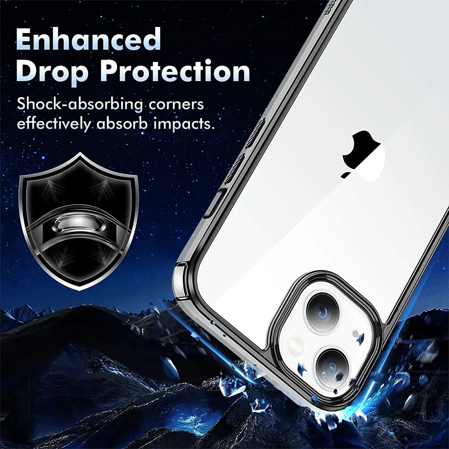 iPhone 15 Pro Max Case with Shockproof Glass