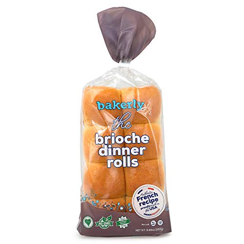bakerly Brioche Dinner Rolls, 32 Count Pack