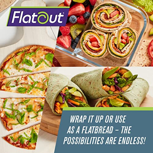 CarbDown Olive Oil & Sea Salt Flatbread Wraps