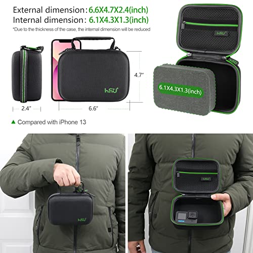 HSU GoPro Carrying Case with Upgraded Foam