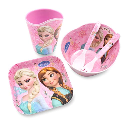 Frozen Elsa and Anna 5-Piece Tableware Set