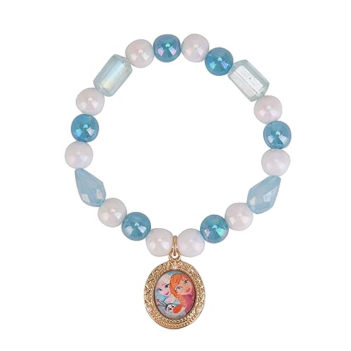 Girls Frozen Princess Necklace and Bracelet Set