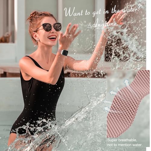 BELONGME 3 Pack Mesh Loop Apple Watch Bands