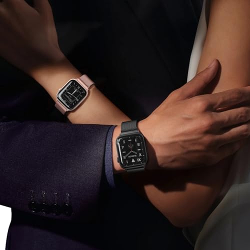 BELONGME 3 Pack Mesh Loop Apple Watch Bands