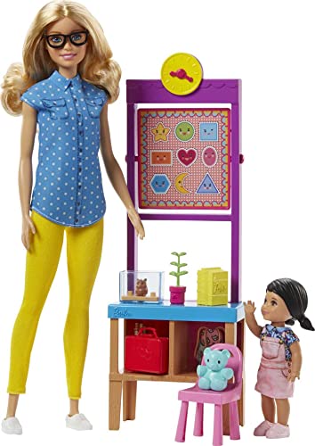 Barbie School Teacher Doll with Student & Accessories