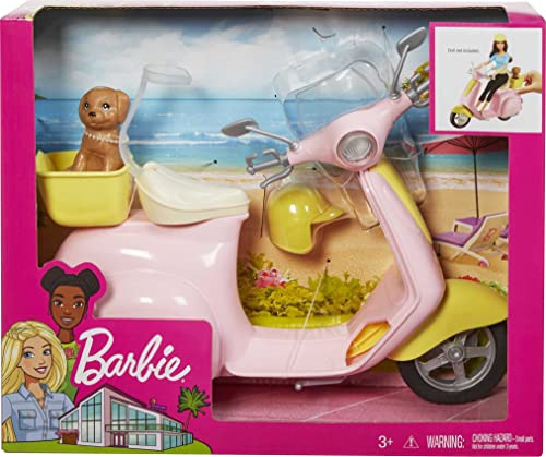 Barbie Moped Adventure with Puppy!