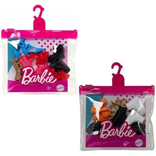 Barbie 10-Pair Doll Shoe Accessories Set