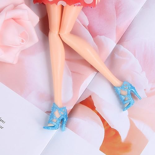 30 Pairs Barbie Doll Shoes in Fun Styles