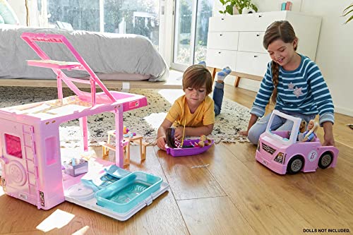 Barbie 3-in-1 Adventure Camper with Accessories