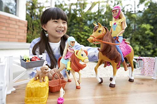 Barbie Playset: Dolls, Horses, and 15+ Accessories