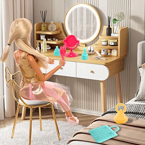 57 Piece Barbie Doll Clothes and Accessories Set