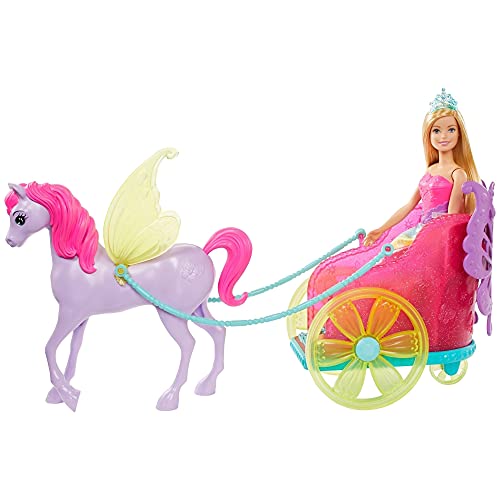 Barbie Dreamtopia Princess Doll with Horse and Chariot