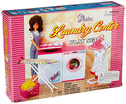 Barbie Ivory Gloria Dollhouse Laundry Room Set
