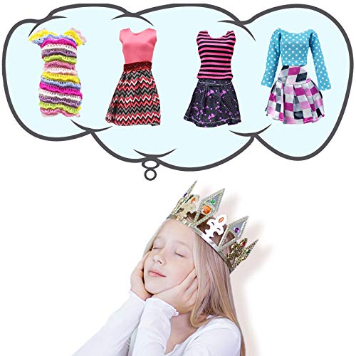 Barbie Doll Clothes Set with Dresses and Shoes