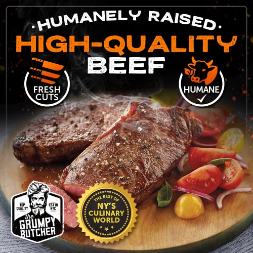 Grumpy Butcher New York Strip Steaks 8-Pack
