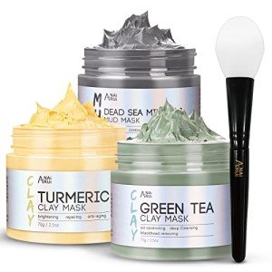 Vegan Turmeric & Green Tea Face Mask Set