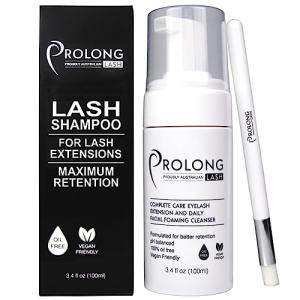 Gentle Lash Shampoo & Brush for Extensions
