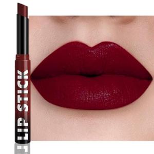 Maroon Red Matte Vegan Lipstick - Long Lasting