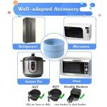 ZHYEEDAA Silicone Egg Molds for Air Fryer