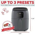 DASH Tasti-Crisp Electric Air Fryer, 2.6 Qt
