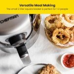 CHEFMAN 2 Qt Compact Air Fryer - Easy Cooking