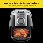 CHEFMAN 2 Qt Compact Air Fryer - Easy Cooking