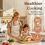 Bamboo Cutting Board Set - Wood Kitchen Boards