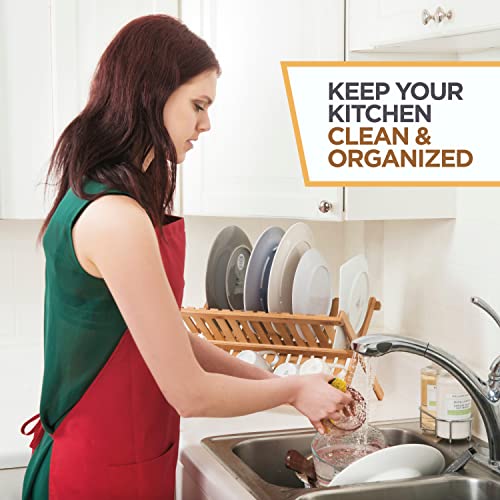 Bambüsi Collapsible Bamboo Dish Drying Rack