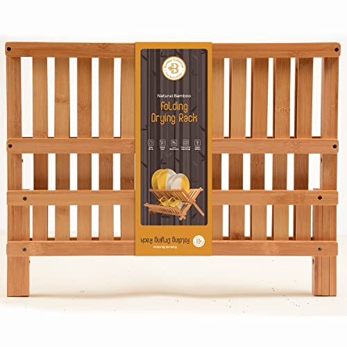 Bambüsi Collapsible Bamboo Dish Drying Rack