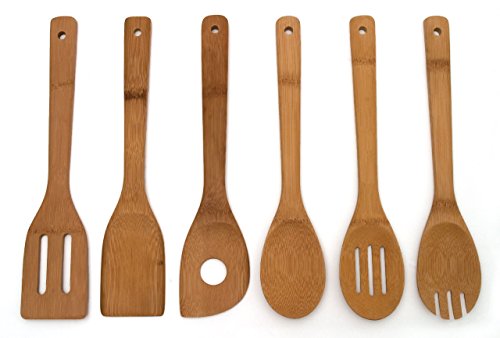 Lipper 826 Bamboo Kitchen Tools, 6-Piece Set