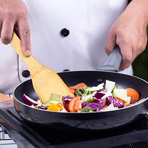 BAMBONI Bamboo Utensils Set - Organic Kitchen Tools