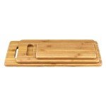 3-Piece Assorted Bamboo Kitchen Cutting Board Set