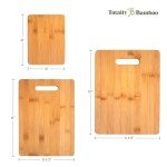 3-Piece Assorted Bamboo Kitchen Cutting Board Set