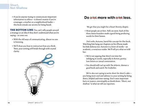 Smart Brevity: The Power of Saying More with Less by Workman Publishing Company
