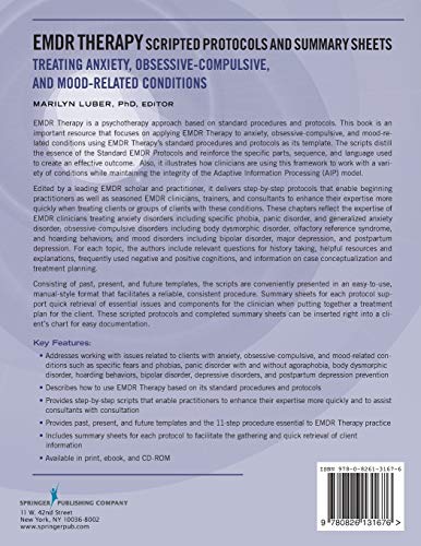 Eye Movement Desensitization and Reprocessing (EMDR)Therapy Scripted Protocols and Summary Sheets: Treating Anxiety, Obsessive-Compulsive, and Mood-Related Conditions from Springer Publishing Company