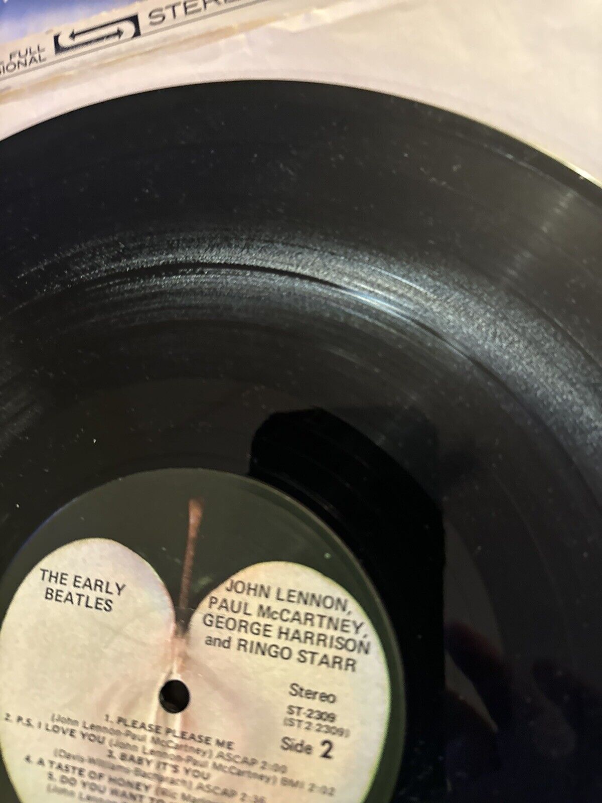 The Beatles - The Early Beatles LP, Comp, RE, Jac Apple Records ST 2309 1971 US