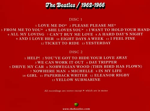 "Red & Blue" The Beatles Collection - 1962-1966 / 1967-1970 - 54 Tracks by Capitol Records