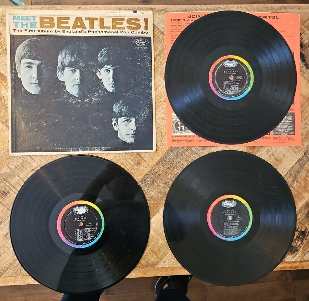 The Beatles Meet The Beatles Vinyl Trio