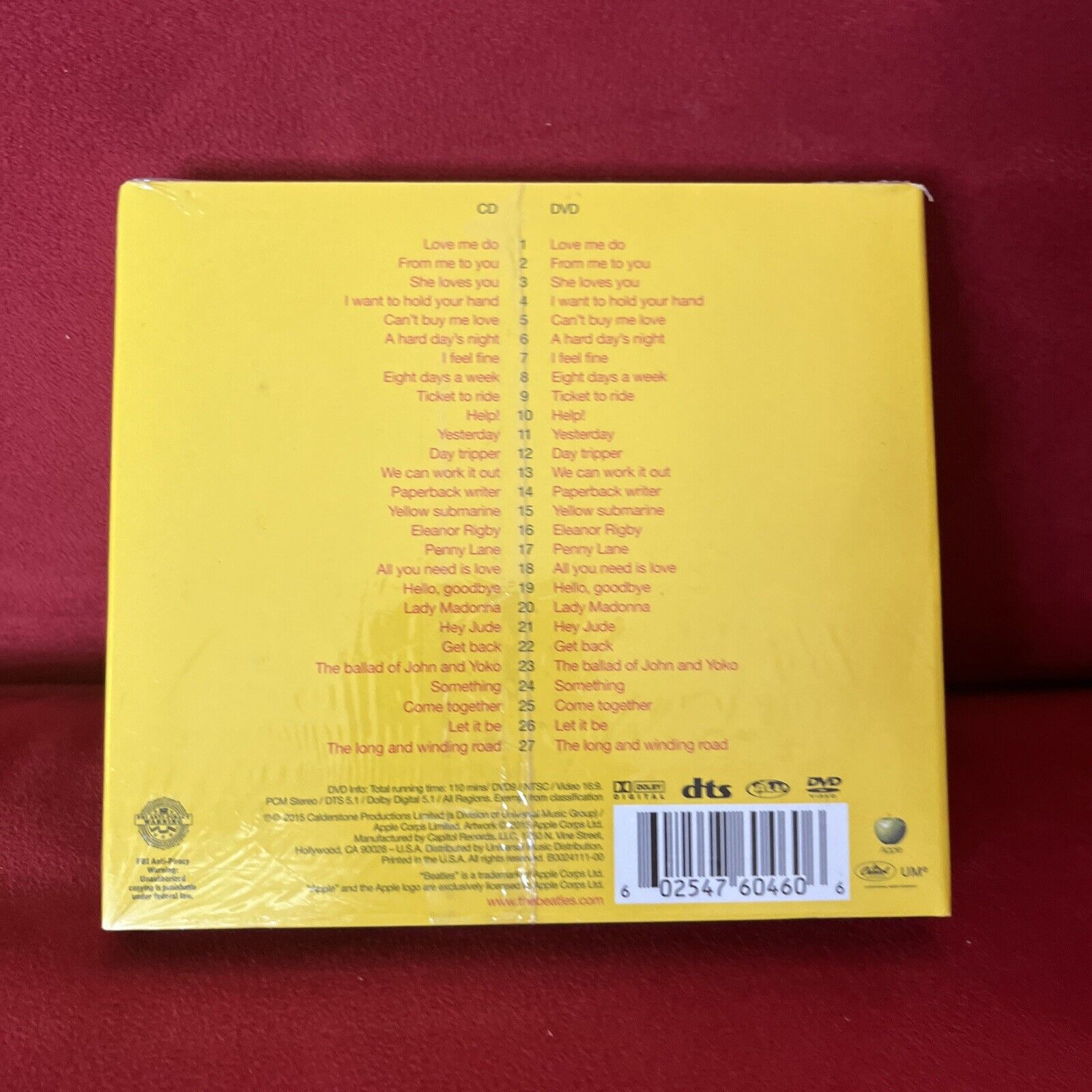 NEW The Beatles # 1 CD & DVD 27 Remastered 5.1 Dolby Hits Sealed 2015 Apple