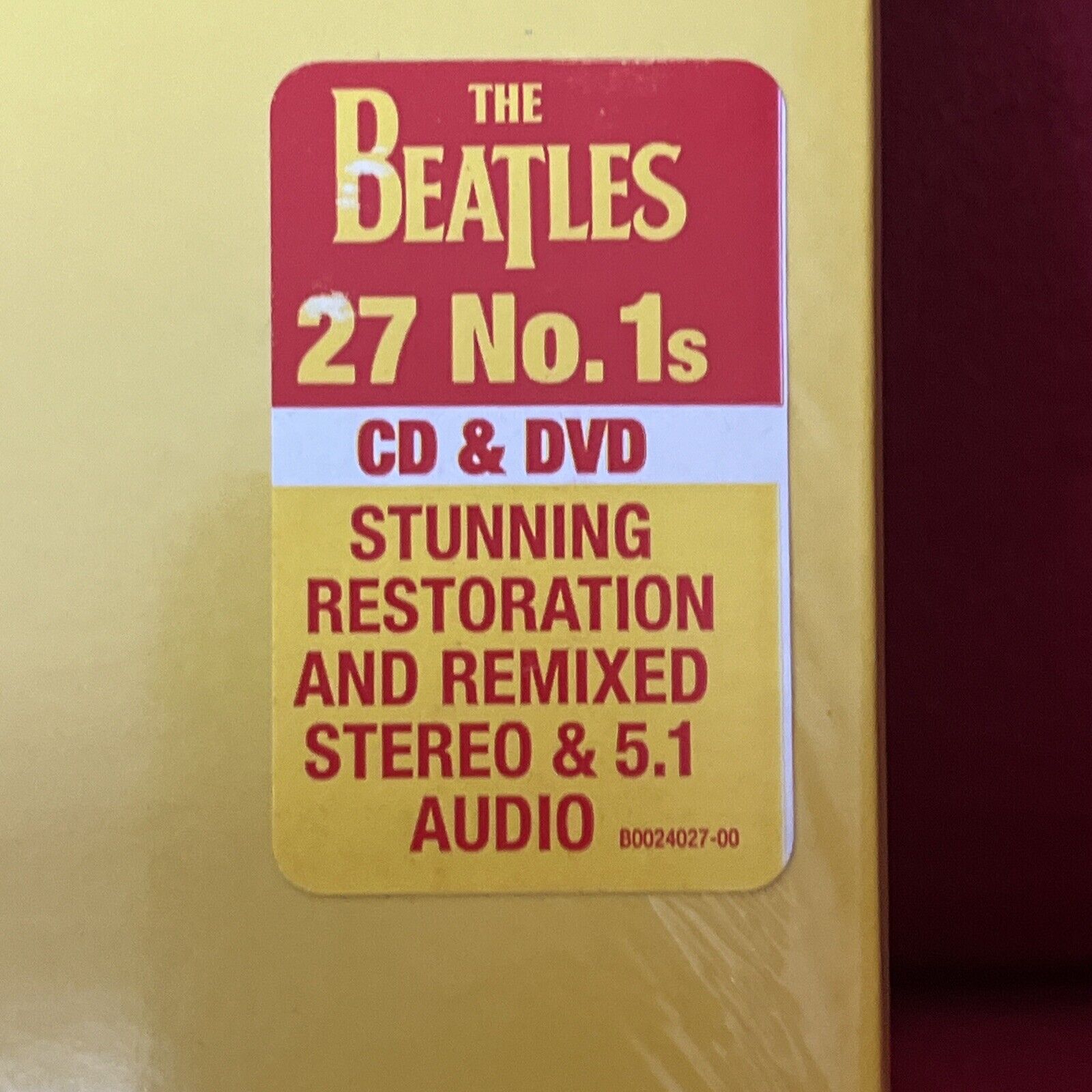 NEW The Beatles # 1 CD & DVD 27 Remastered 5.1 Dolby Hits Sealed 2015 Apple