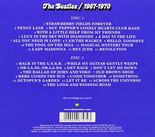 The Beatles: 1967-1970 (The Blue Album) (2CD) from Import