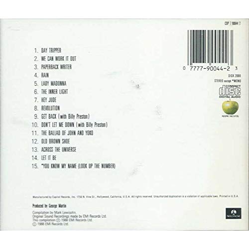 Past Masters, Volume Two by Apple Records/Capitol