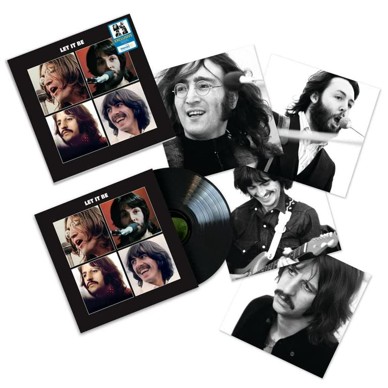 Let it Be Vinyl Record, The Beatles, Four Collectible Photo Prints Exclusive from TheBeatles