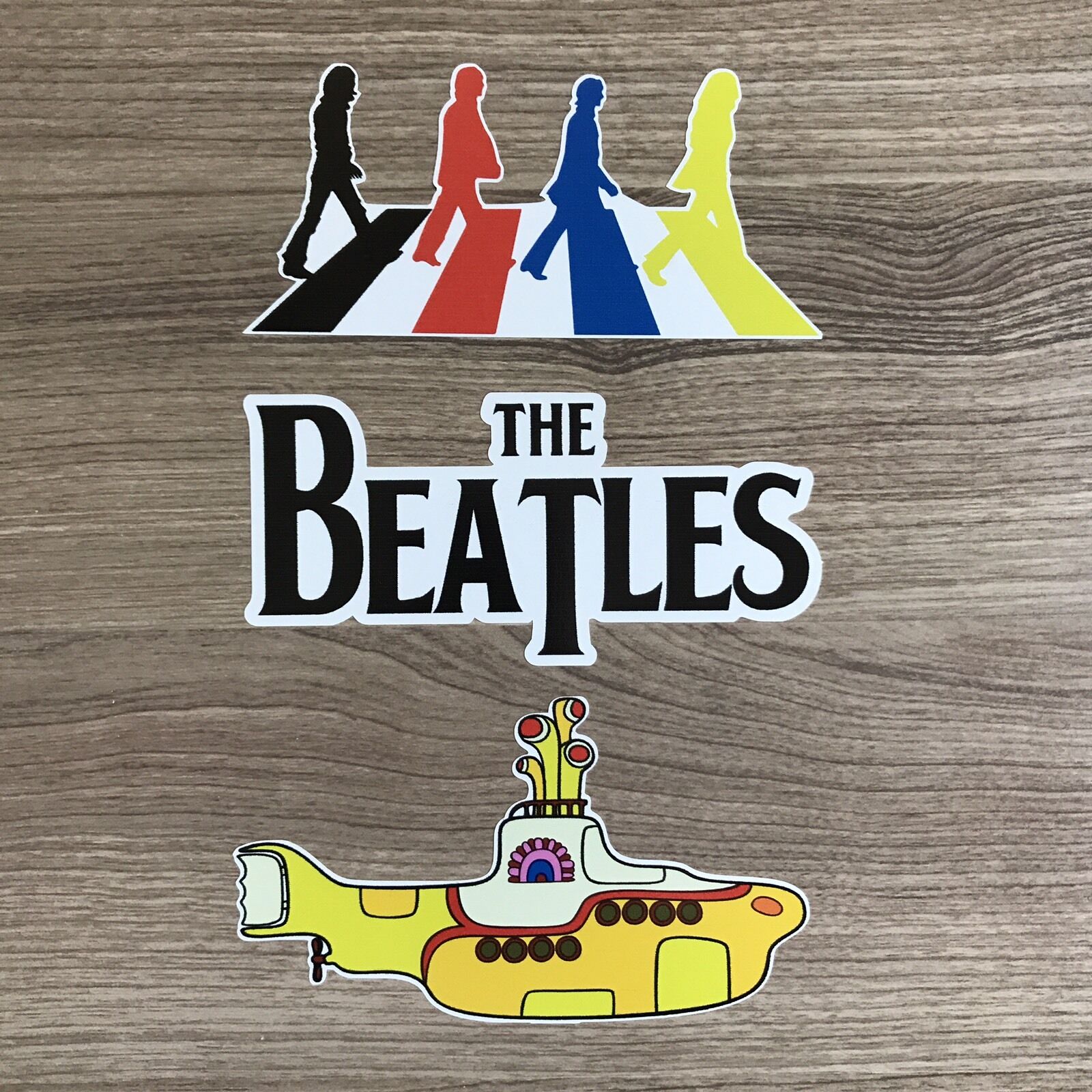The Beatles Vinyl Sticker Set - Fast Shipping